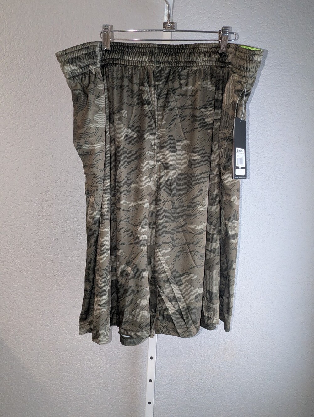 NWT AND1 Breakaway Camo 2 Game Shorts Olive 3XL